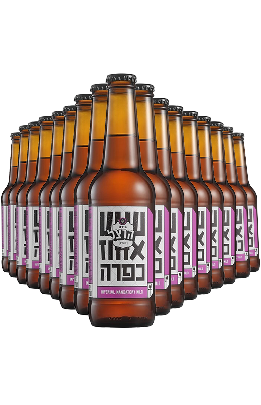 ארגז בירה הרצל 6% כפרה- 24 בק'